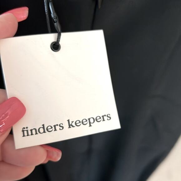 NWT $220 FINDERS KEEPERS Australia SLIP DRESS Emily black US 8 (M) - Picture 8 of 10